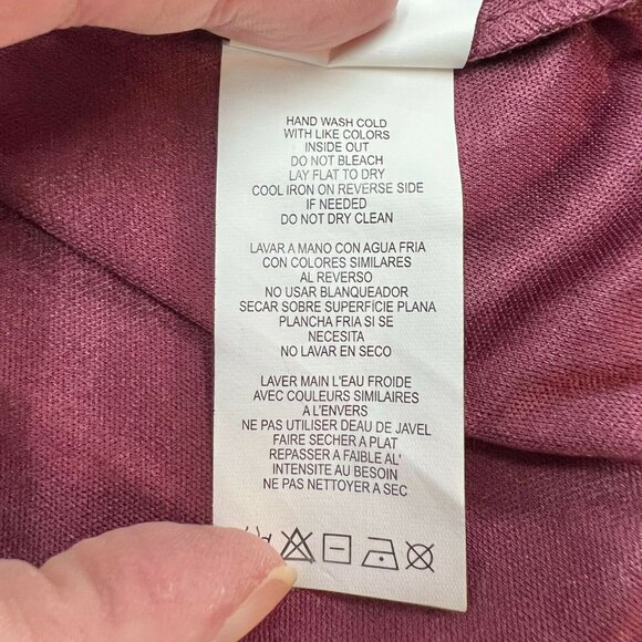 Reverie Burgundy Halter Maxi Dress Size 12 Double Tier Ruffle Overlay Open Back - Picture 10 of 10